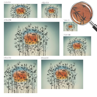 Self-adhesive photo wallpaper with the 