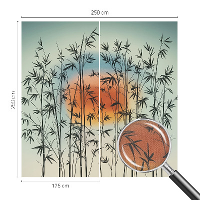 Self-adhesive photo wallpaper with the 