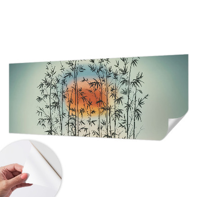Self-adhesive photo wallpaper with the 