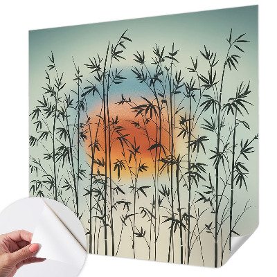 Self-adhesive photo wallpaper with the 