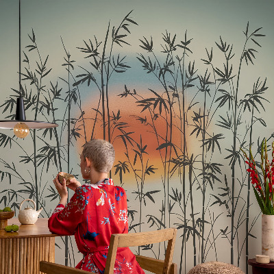 Self-adhesive photo wallpaper with the 