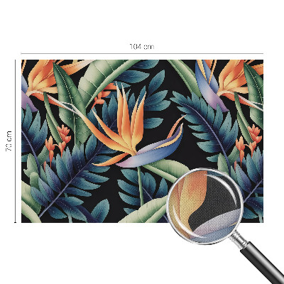 Peel and stick wall mural for living room Paradise theme
