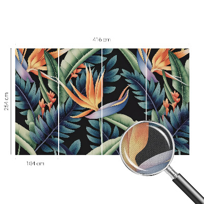 Peel and stick wall mural for living room Paradise theme
