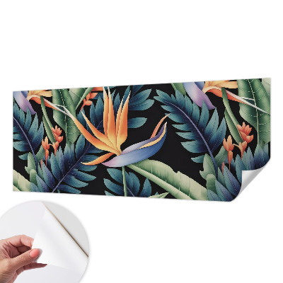 Peel and stick wall mural for living room Paradise theme
