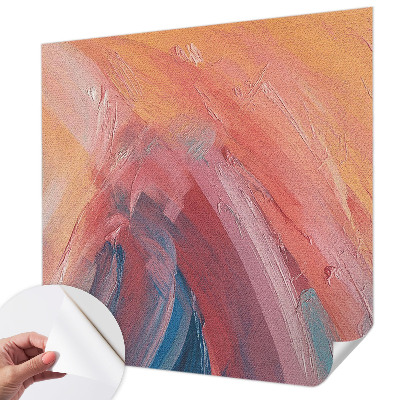 Peel and stick wall mural for kids' room Colorful explosions