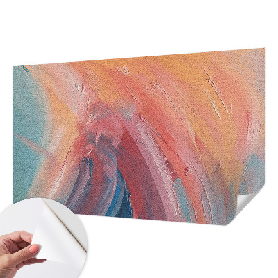 Peel and stick wall mural for kids' room Colorful explosions
