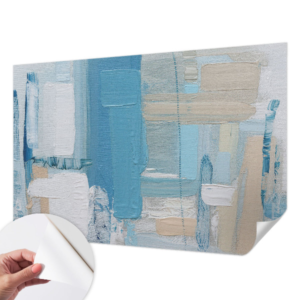 3D wall mural with a modern harmonious design