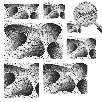 3D photo wallpaper mural Abstract pattern