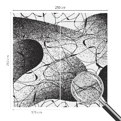 3D photo wallpaper mural with an abstract pattern