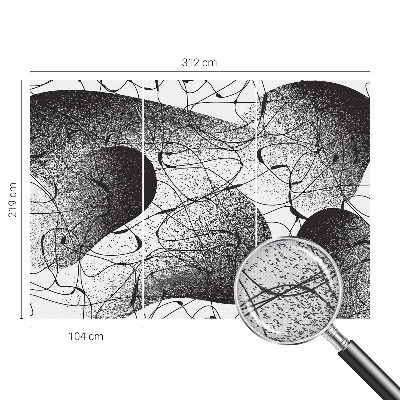 3D photo wallpaper mural Abstract pattern