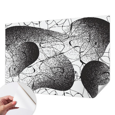 3D photo wallpaper mural with an abstract pattern