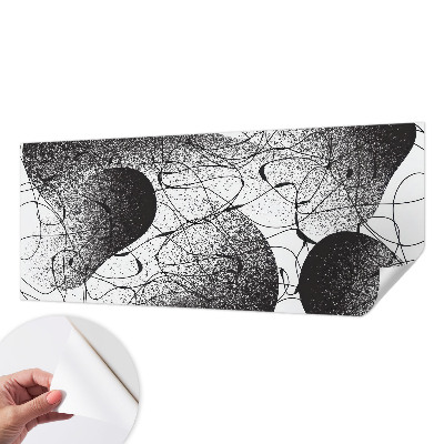 3D photo wallpaper mural with an abstract pattern