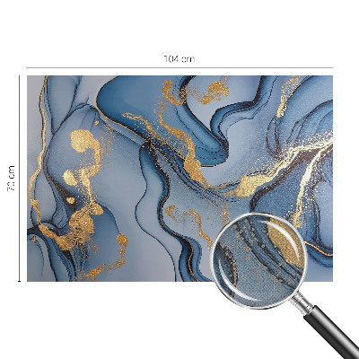 Children's wall mural Blue waves