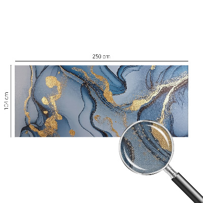 Children's wall mural Blue waves