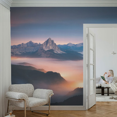 Peel and stick wall mural The rising sun