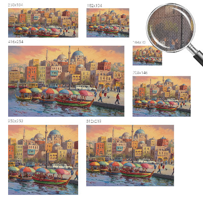 Self-adhesive photo wallpaper Urban coast