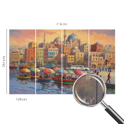 Self-adhesive photo wallpaper Urban coast