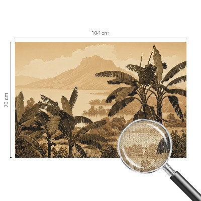 Stick-on wall mural Tropical panorama