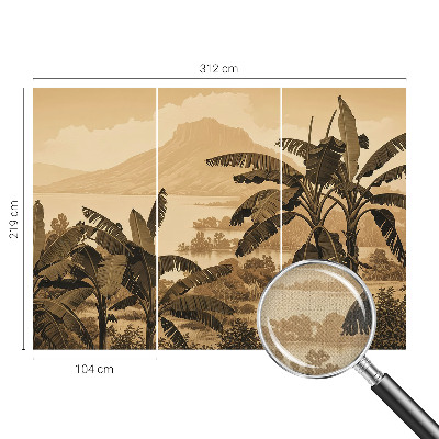 Stick-on wall mural Tropical panorama