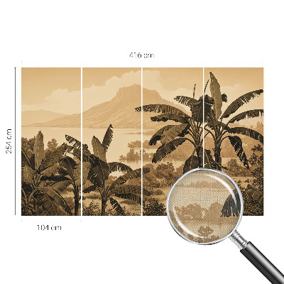 Stick-on wall mural Tropical panorama