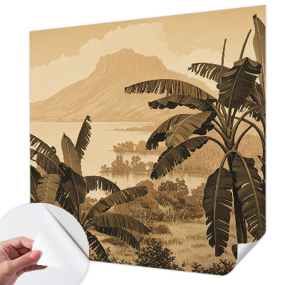 Stick-on wall mural Tropical panorama