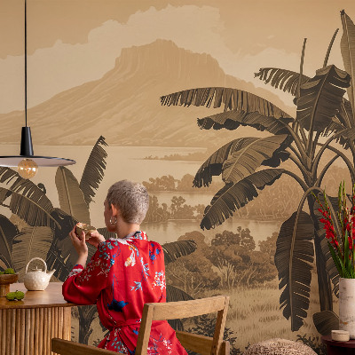 Stick-on wall mural Tropical panorama