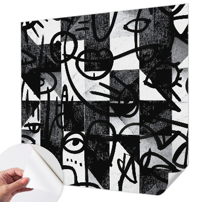 Stick-on wall mural Drawing chaos