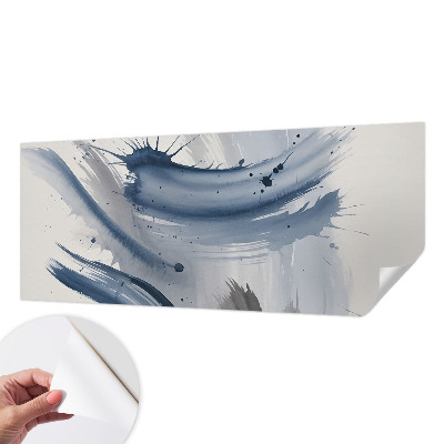3D wall mural Artistic strokes