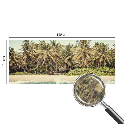 Nursery wall mural Tropical beach