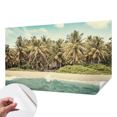 Nursery wall mural Tropical beach