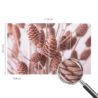 3D photo wallpaper mural with a natural elegant design