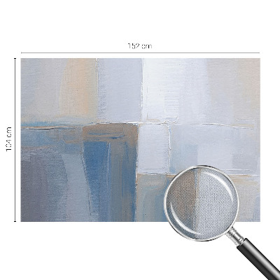 Baby room wall mural with a harmonious abstract design