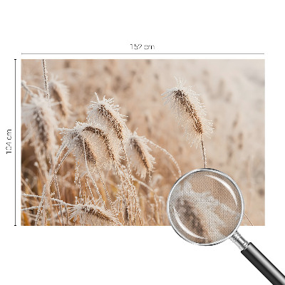 Peel and stick wall mural featuring a winter landscape scene