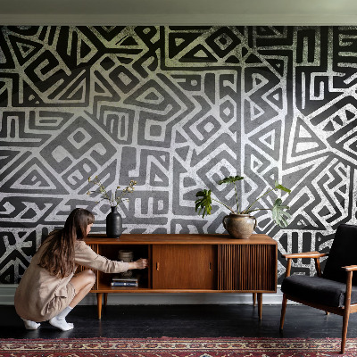 Self-adhesive photo wallpaper Geometric maze