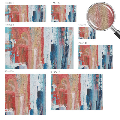 Stick-on wall mural Colorful abstractions
