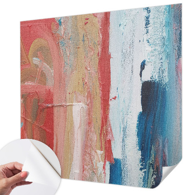 Stick-on wall mural Colorful abstractions