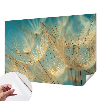 Removable wall mural wallpaper Ethereal dandelions