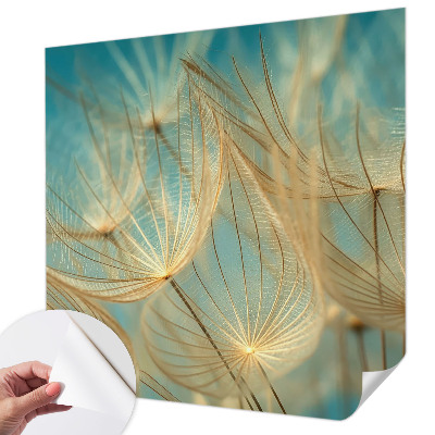 Removable wall mural wallpaper Ethereal dandelions
