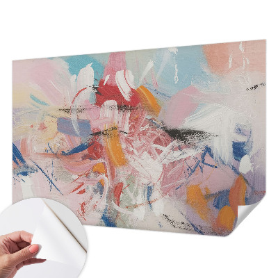3D photo wallpaper mural with a harmonious abstract design