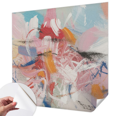 3D photo wallpaper mural with a harmonious abstract design
