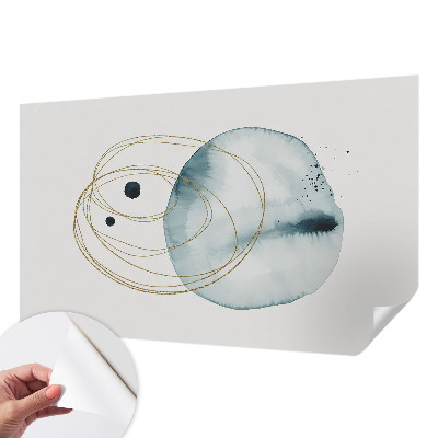 Removable wall mural wallpaper Abstract connection