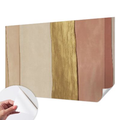 3D wall mural Wavy stripes