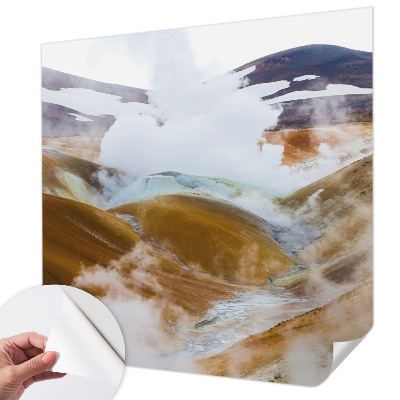 Baby room wall mural Volcanic hills