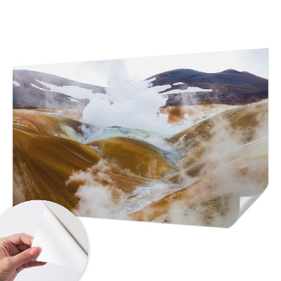 Baby room wall mural Volcanic hills