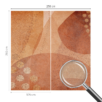 Removable wall mural Earthy compositions