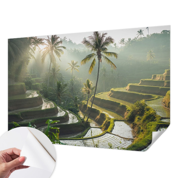 Peel and stick wallpaper mural Paradise terraces