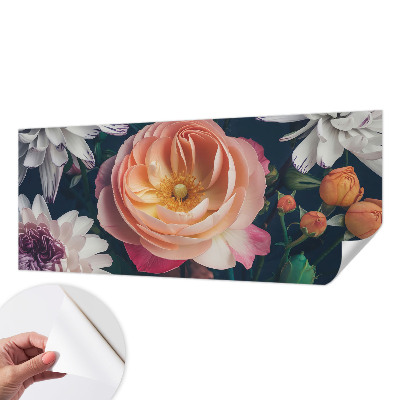 Self-adhesive photo wallpaper Floral harmony