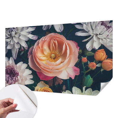 Self-adhesive photo wallpaper Floral harmony