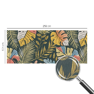 Peel and stick wall mural for living room Tropical energy