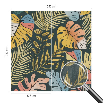 Peel and stick wall mural for living room Tropical energy